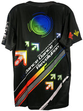 Load image into Gallery viewer, DDR NOTE ARROWS DARK SHIRT