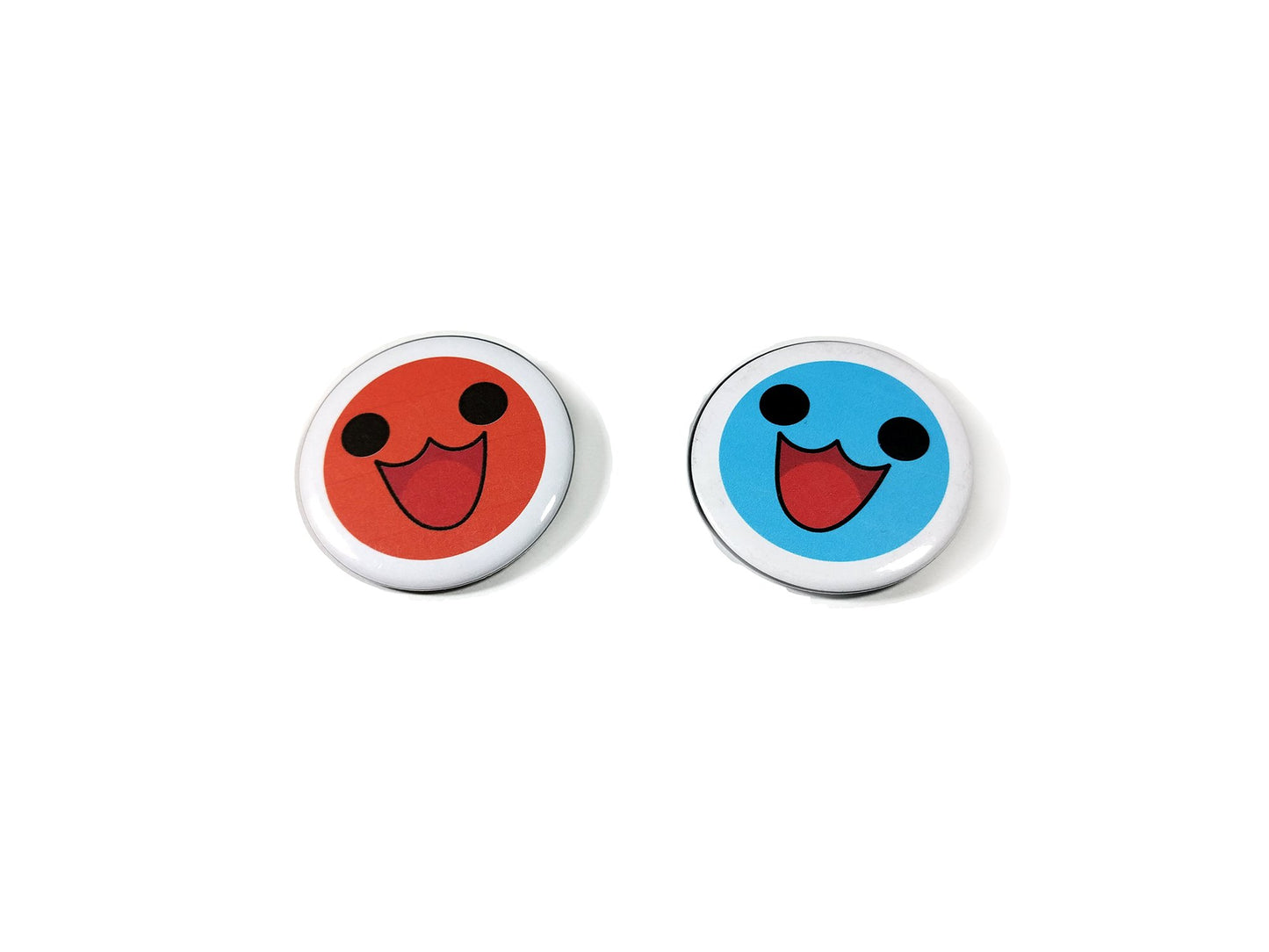 Taiko Drum Buttons - Buttons, Rhythm Games, Taiko merch by concon