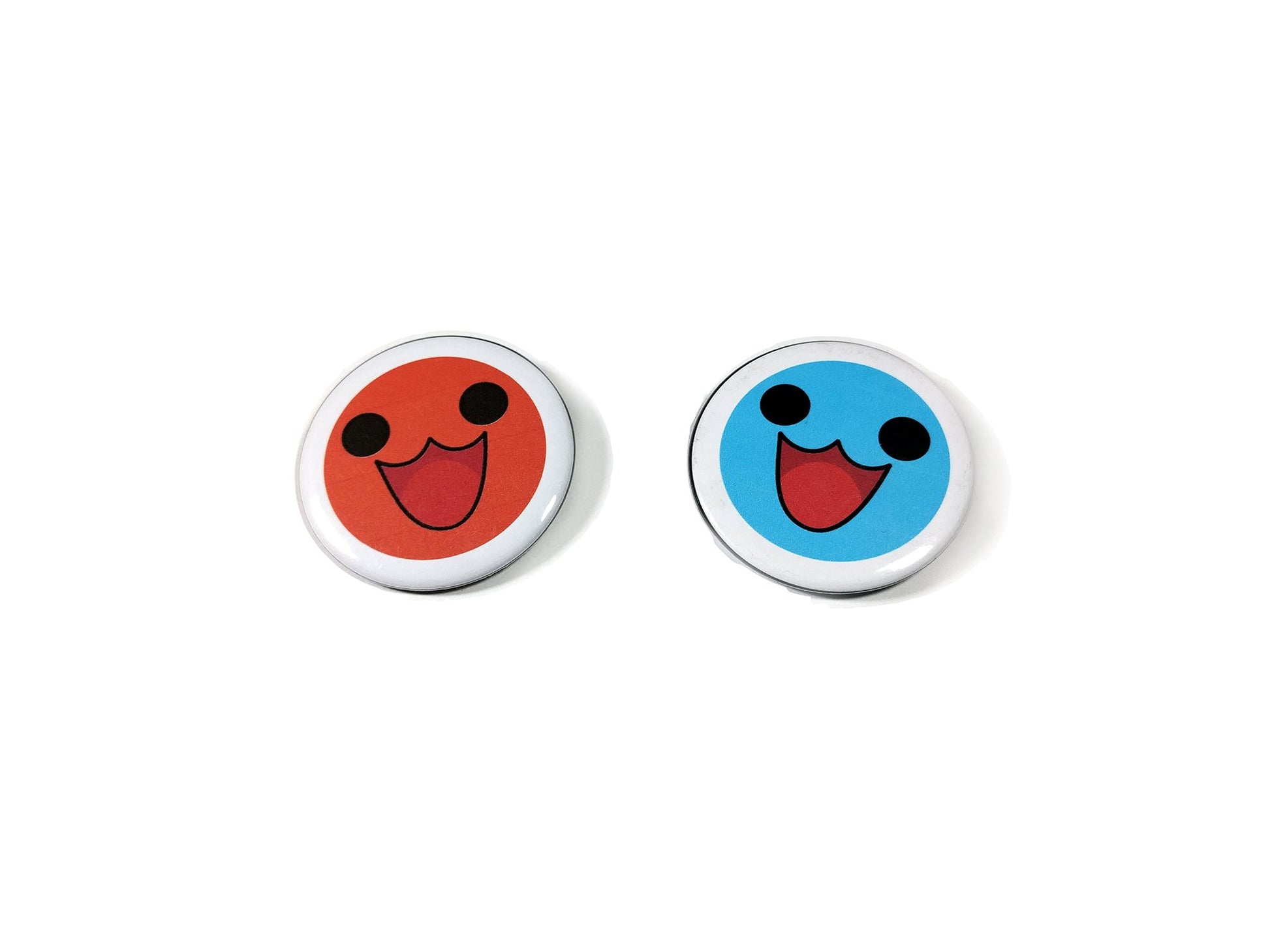 Taiko Drum Buttons - Buttons, Rhythm Games, Taiko merch by concon
