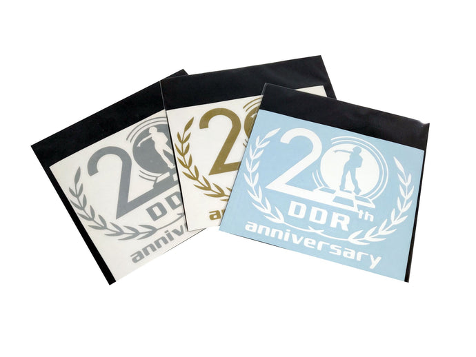 DDR 20th ANNIVERSARY DECAL