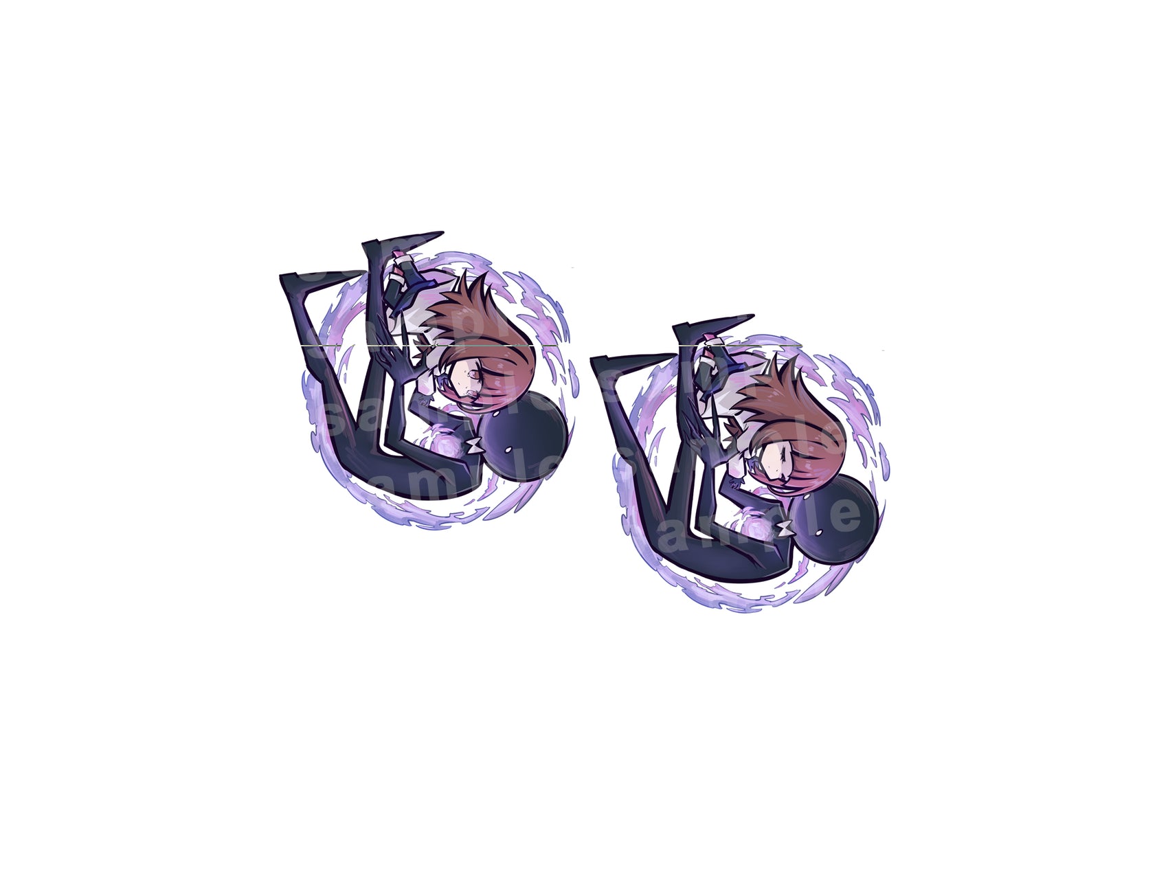 Deemo Double Sided Acrylic Chibi Charm