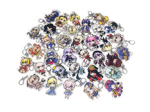 FATE/GRAND ORDER DOUBLE SIDED CHIBI ACRYLIC CHARMS