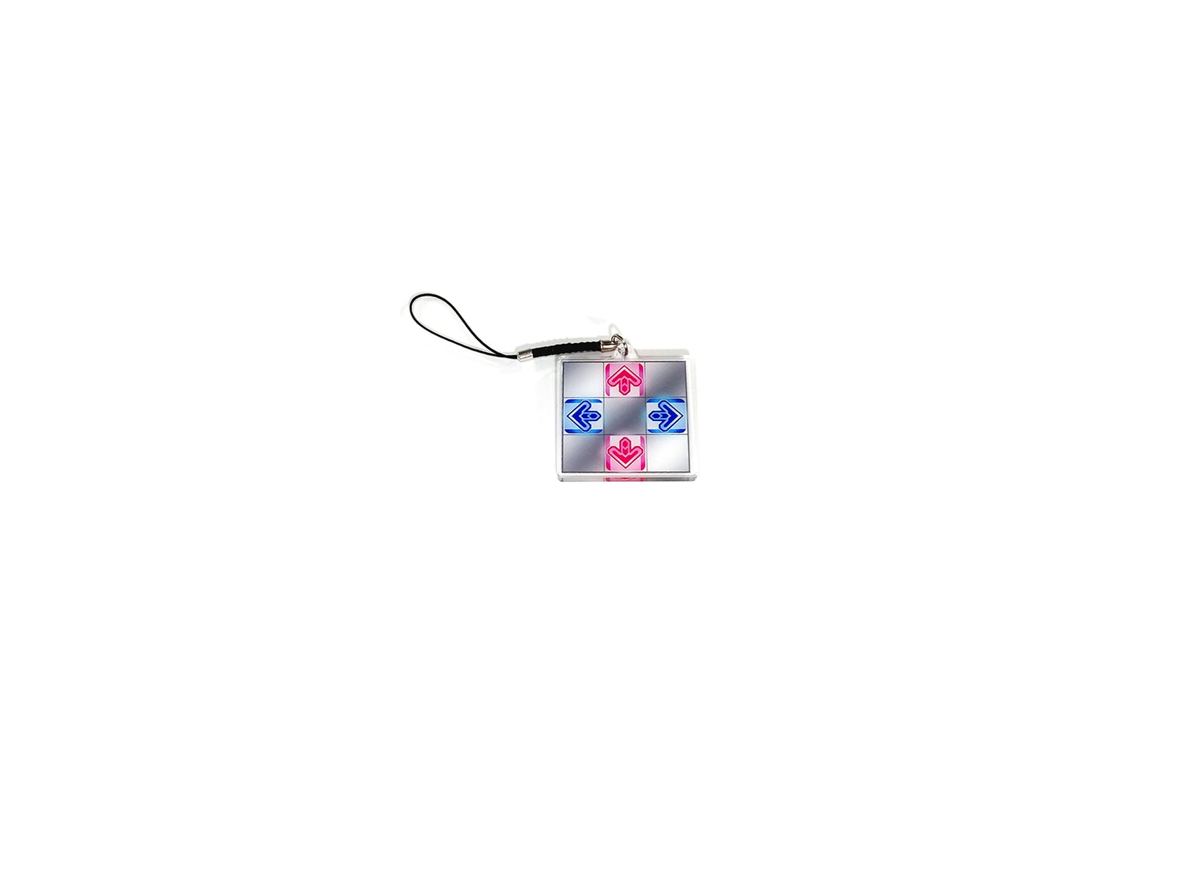 DDR Arrow Pad Double Sided Acrylic Charm
