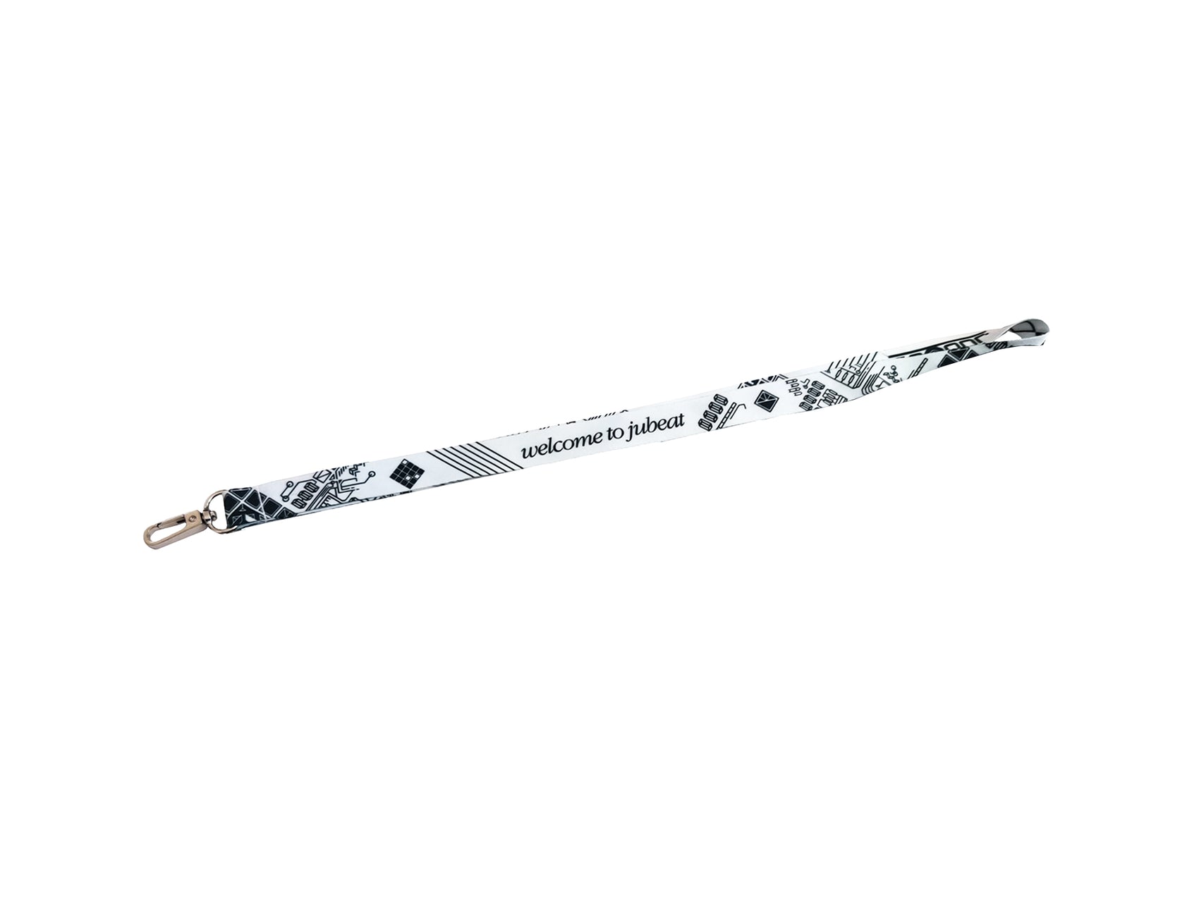jubeat White Lanyard - Jubeat, Lanyard, Rhythm Games merch by concon