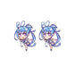 Emu Lapis 1.0 Holo Double Sided Chibi Acrylic Charm - detail view