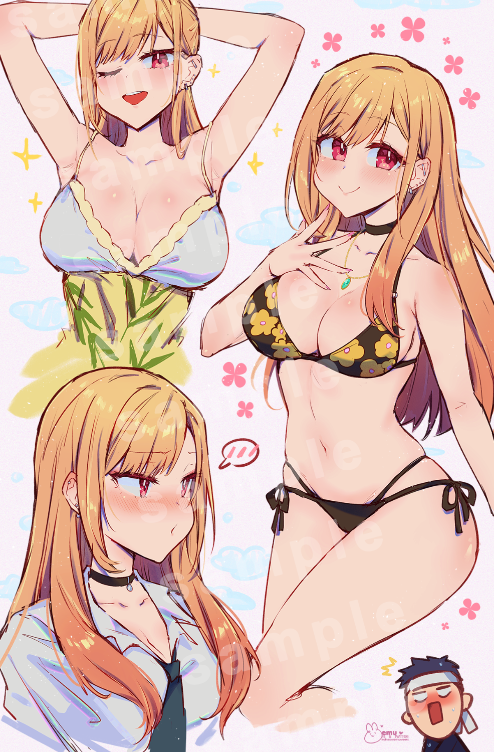 Kitagawa Marin Poster Print - anime merch by concon