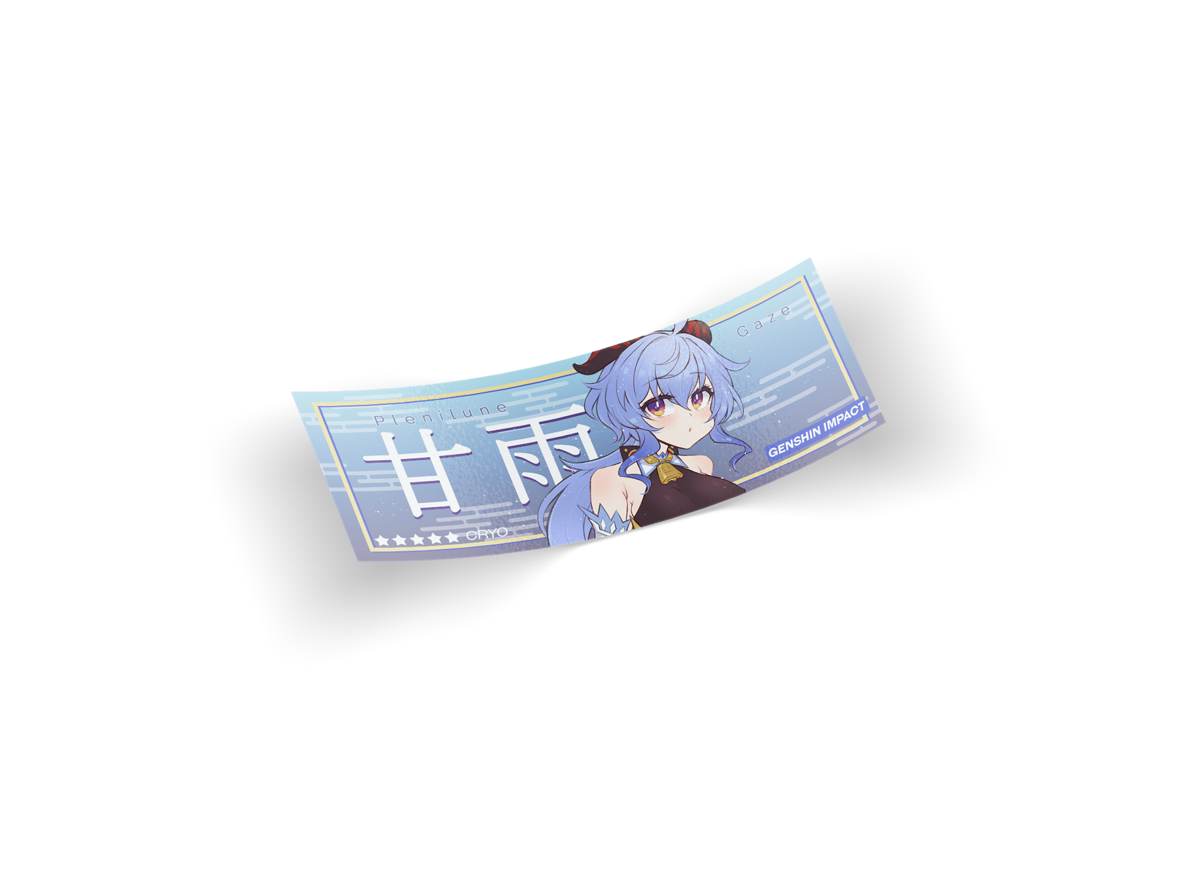 Genshin Ganyu Decal Slap - Genshin Impact, Other, Slaps merch by concon