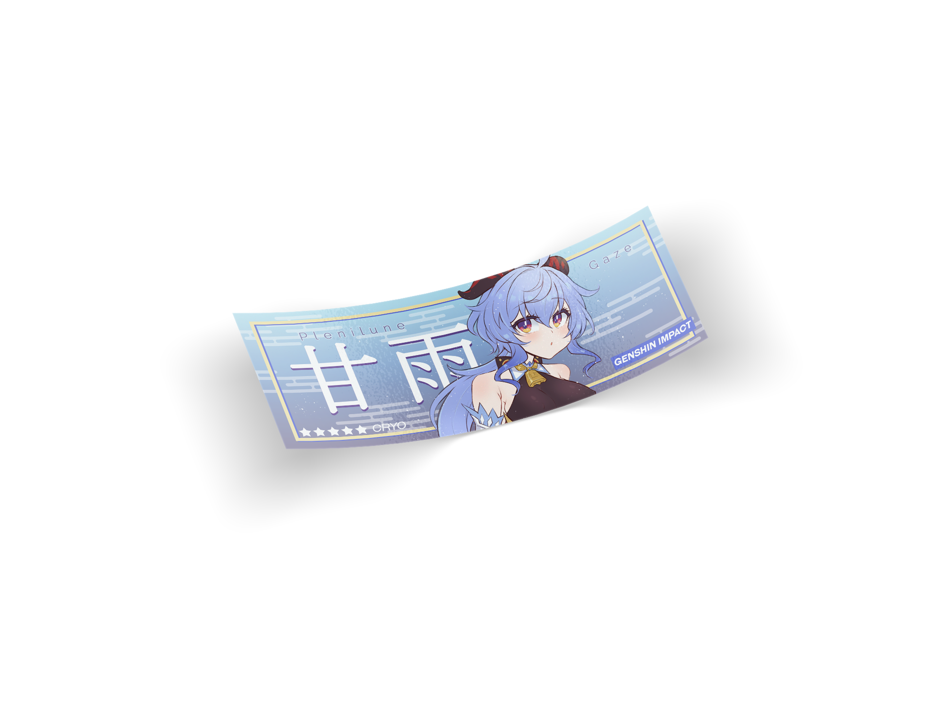 Genshin Ganyu Decal Slap - Genshin Impact, Other, Slaps merch by concon