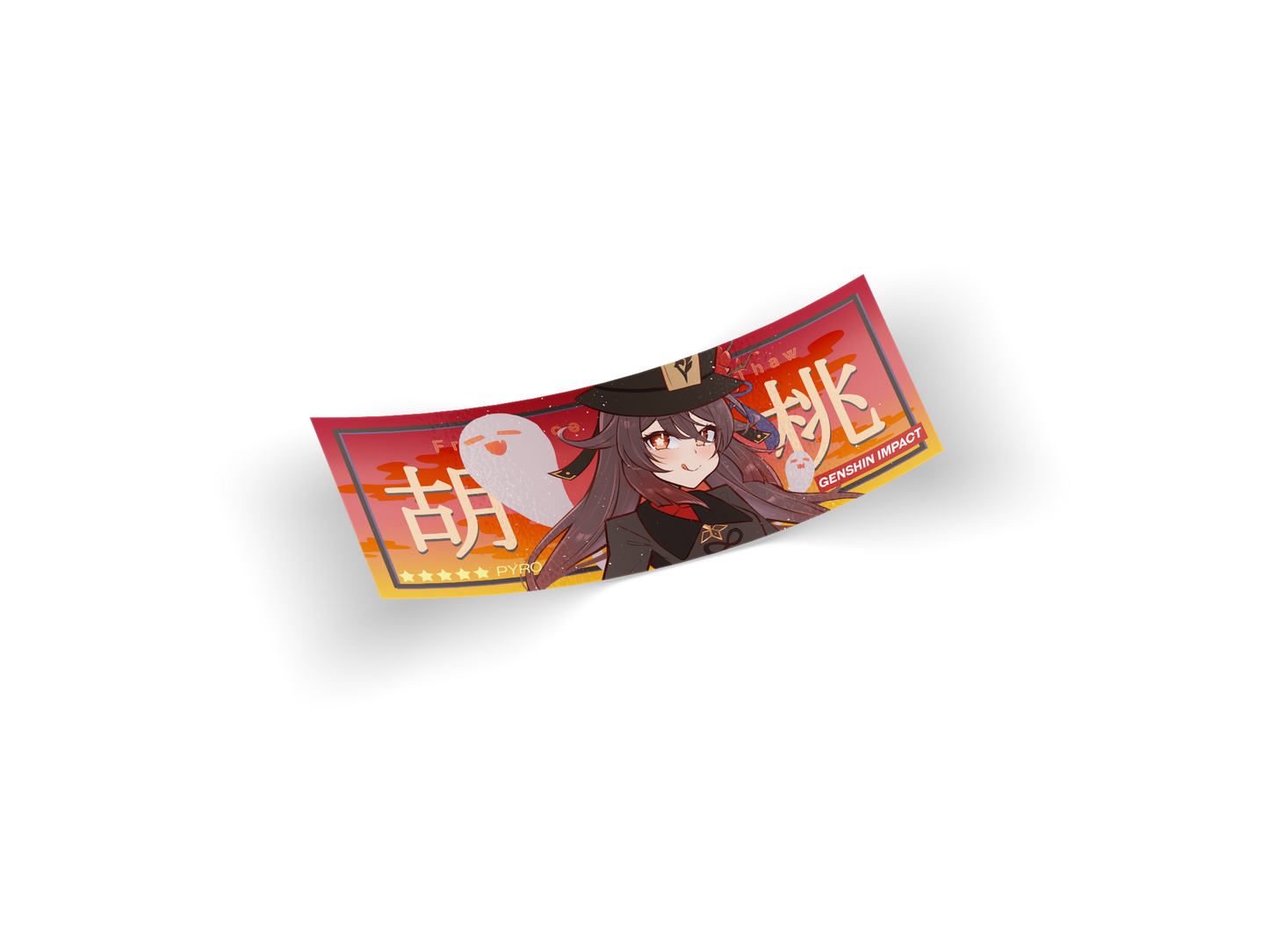 Genshin Hu Tao Decal Slap