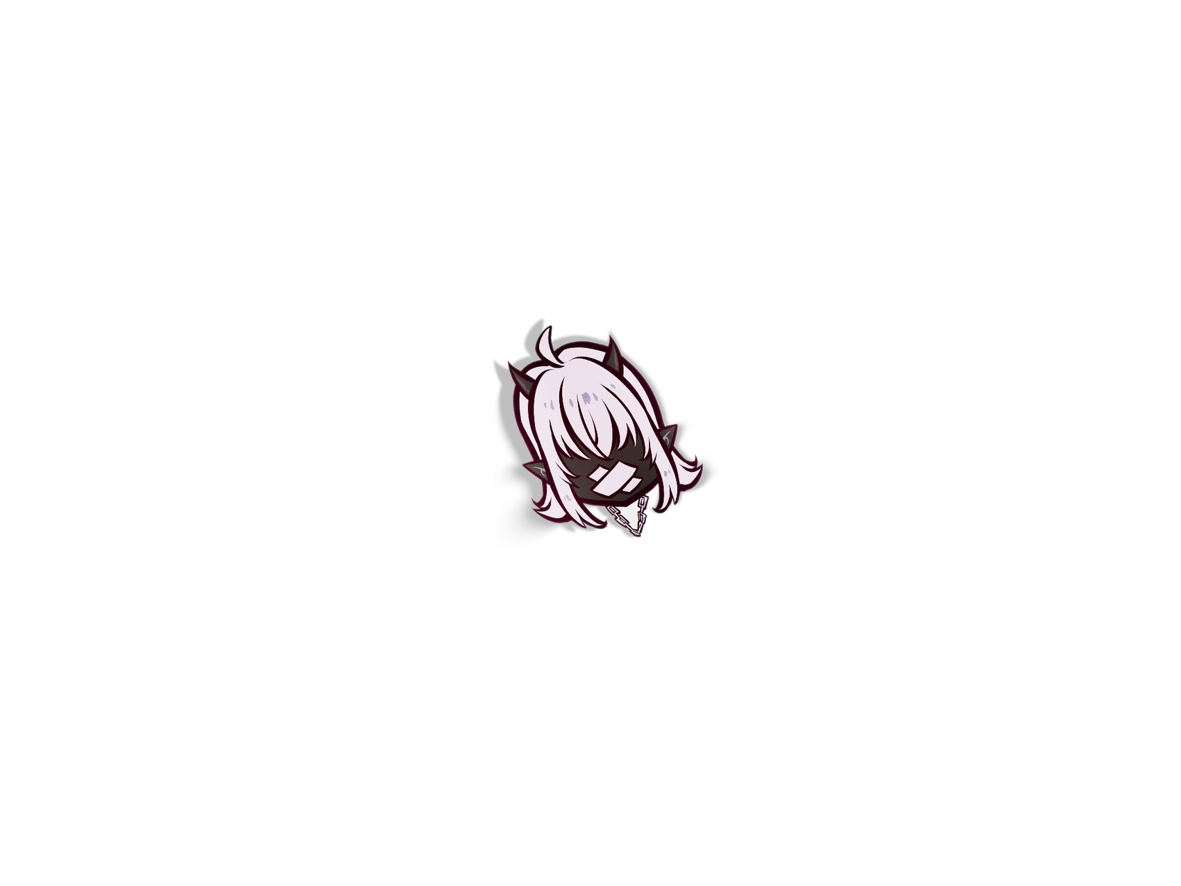 Ddk Demondice Karen Die-Cut Mini Sticker - Mini Sticker, VTuber merch by concon