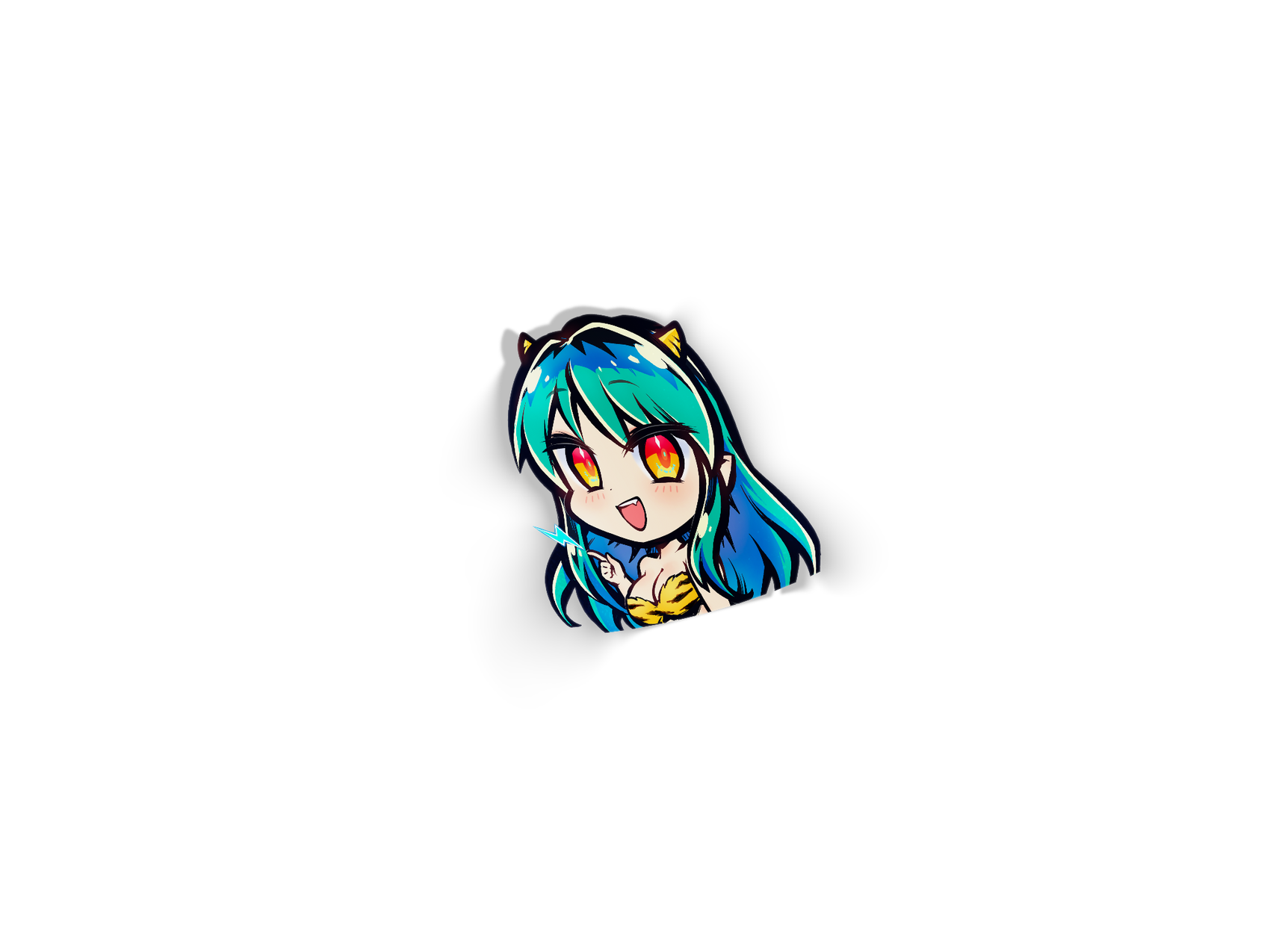 Urusei Yatsura Lum Chibi Die-Cut Decal