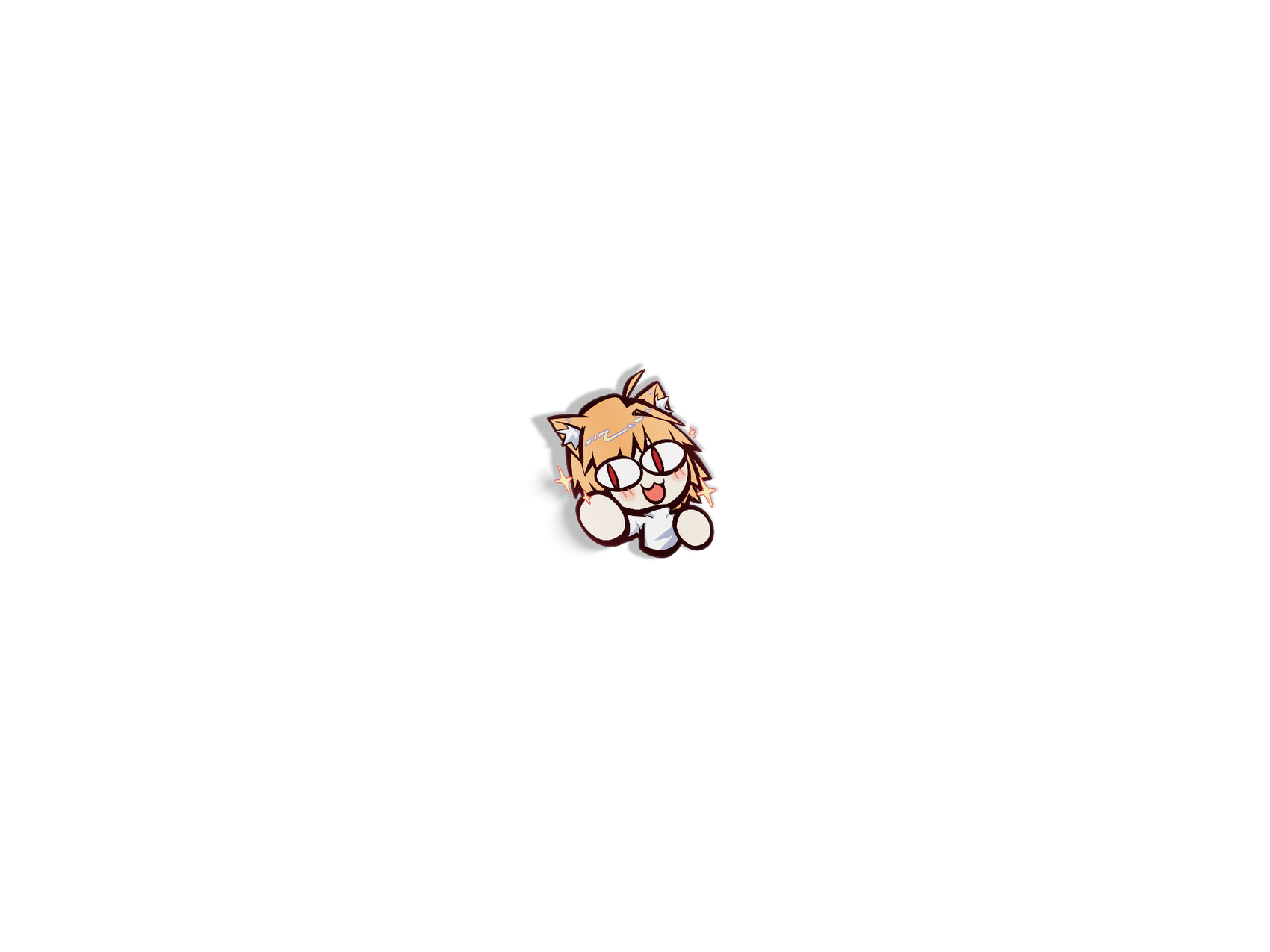 Melty Blood Neco Arc Die-Cut Mini Sticker