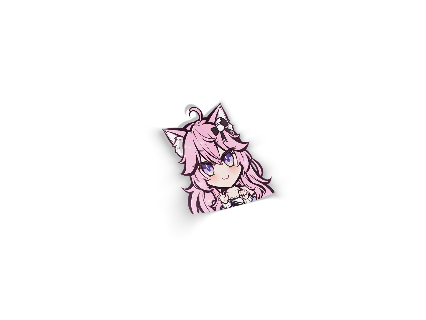 Nyanners Chibi Die-Cut Decal - Die-Cut, Indie, Mini Sticker merch by concon