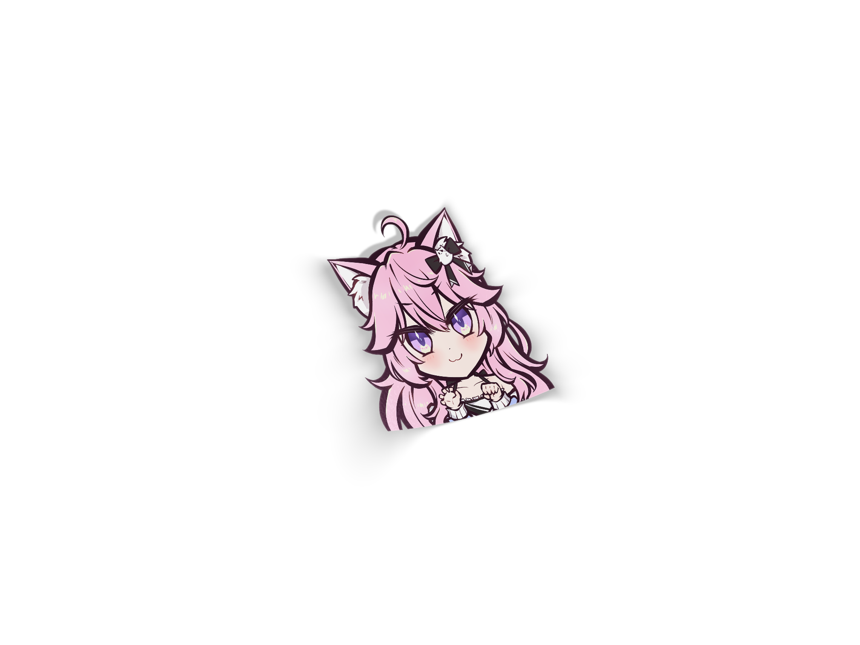 Nyanners Chibi Die-Cut Decal - Die-Cut, Indie, Mini Sticker merch by concon