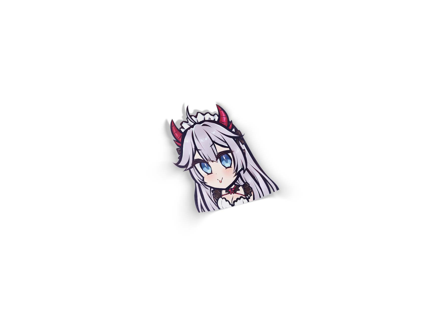 Veibae Chibi Die-Cut Decal - Die-Cut, Indie, Mini Sticker merch by concon