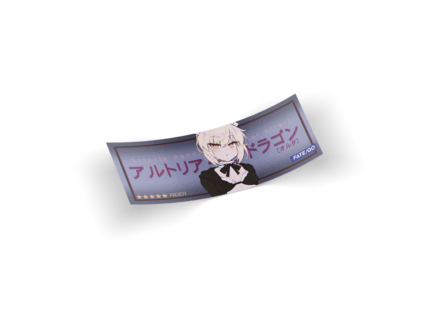 Fate Artoria Alter (Maid Summer) Decal Slap - Other, Slaps merch by concon