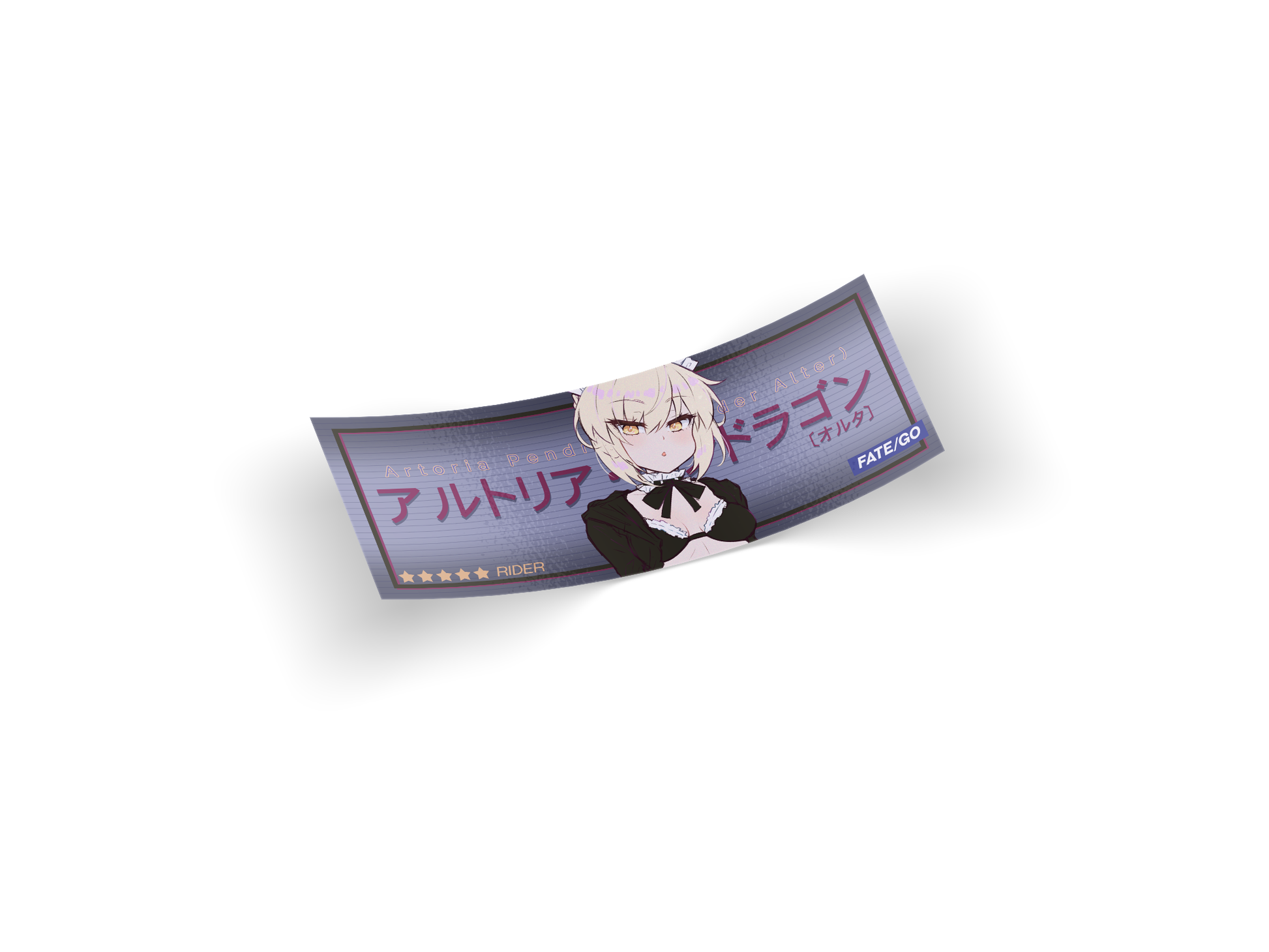 Fate Artoria Alter (Maid Summer) Decal Slap - Other, Slaps merch by concon
