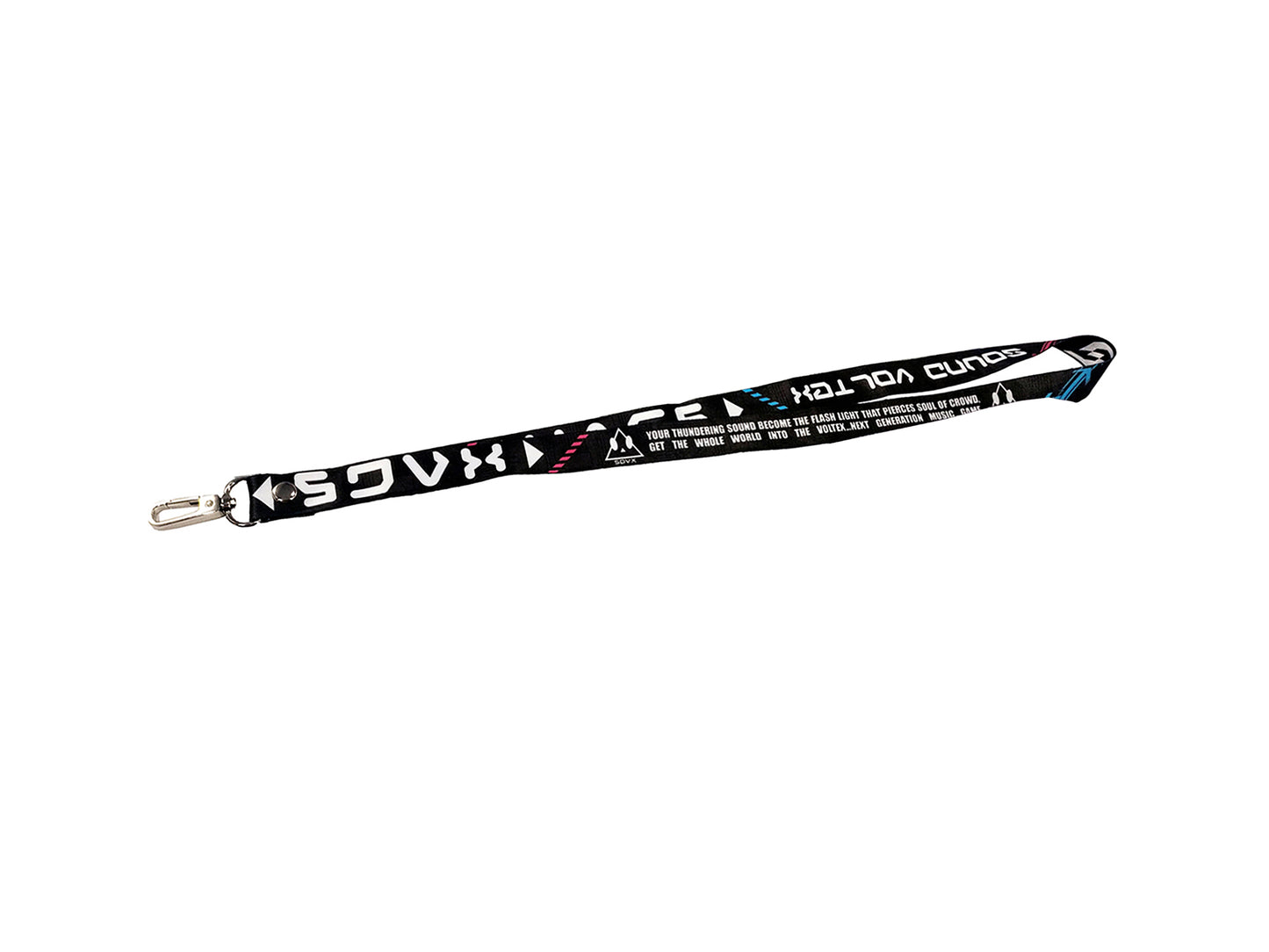 SDVX Black Lanyard - Lanyard, Rhythm Games, SDVX merch by concon