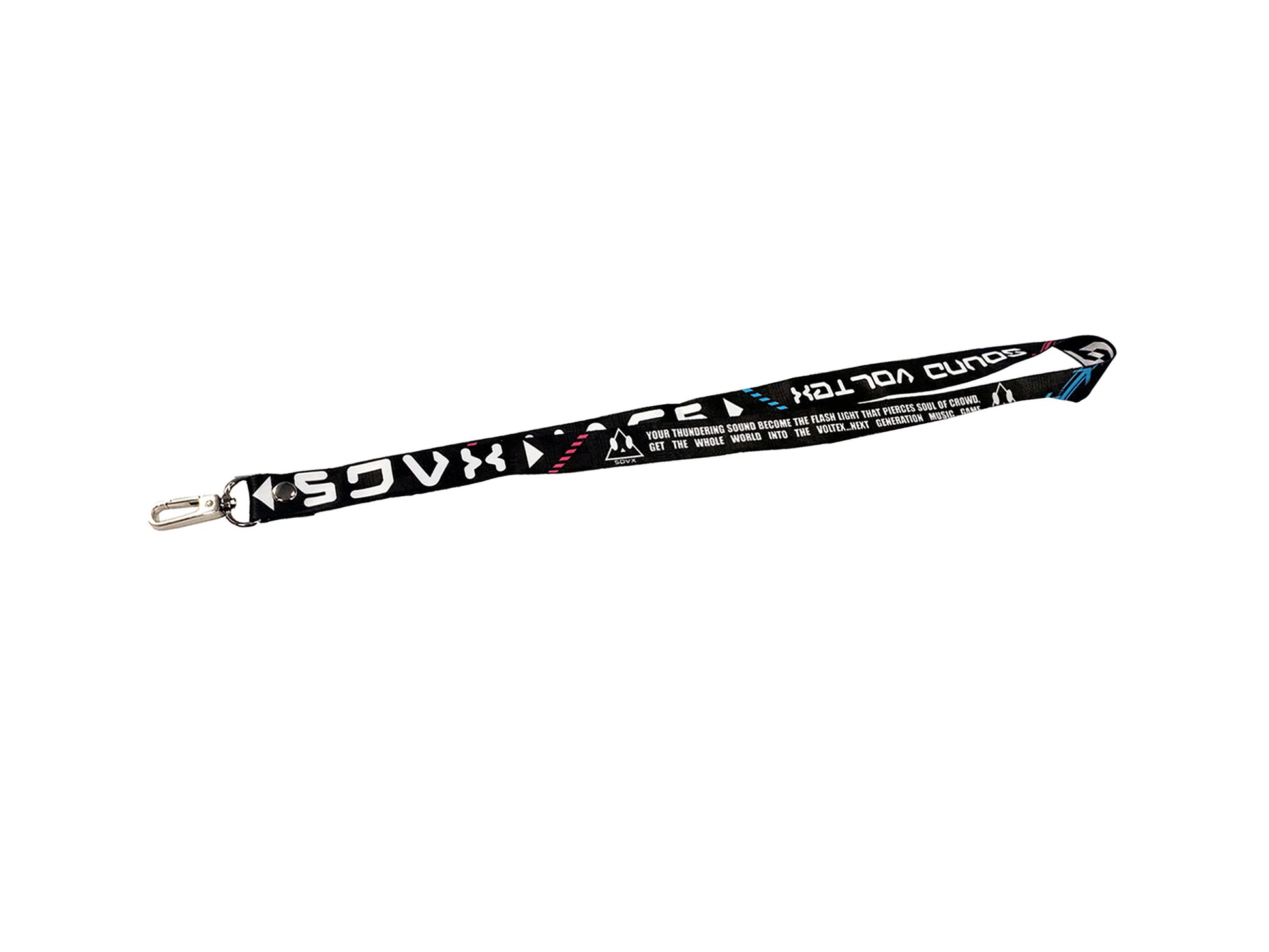 SDVX Black Lanyard - Lanyard, Rhythm Games, SDVX merch by concon